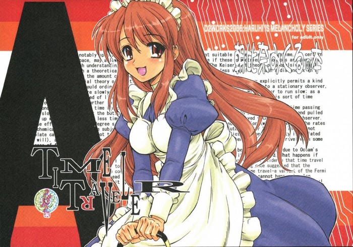 Time Travel illustration from Haruhi's Melancholy Series