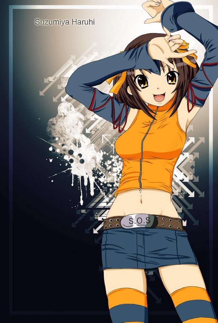 Suzumiya Haruhi from The Melancholy of Haruhi Suzumiya