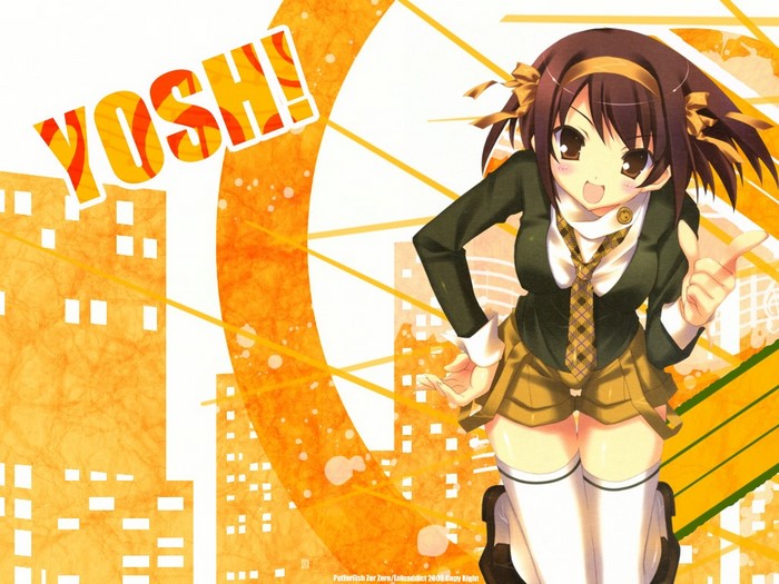 Haruhi Suzumiya from The Melancholy of Haruhi Suzumiya