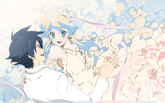 Simon and Nia from Tengen Toppa Gurren Lagann