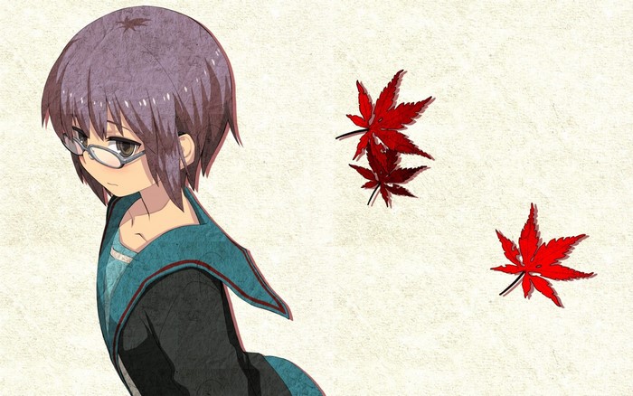 Girl with glasses from The Melancholy of Haruhi Suzumiya