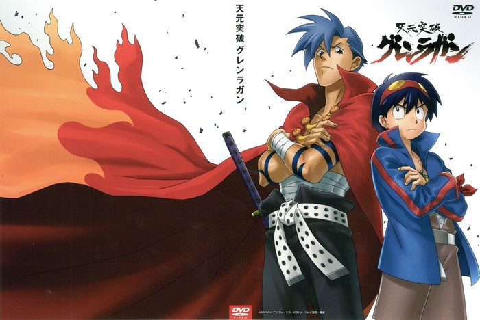 Kamina and Simon from Tengen Toppa Gurren Lagann