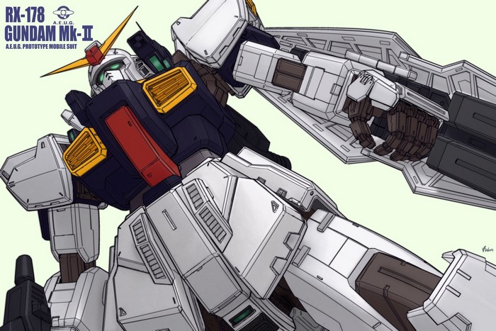 RX-178 Gundam Mk-II A.E.U.G. Prototype Mobile Suit
