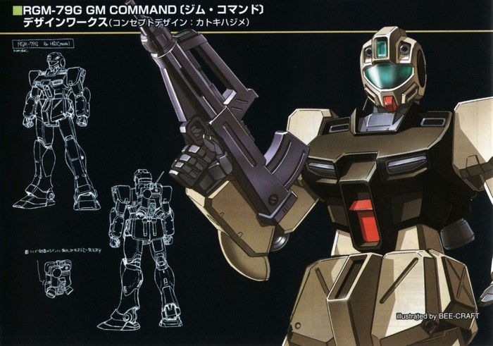 RGM-79G GM Command from Mobile Suit Gundam