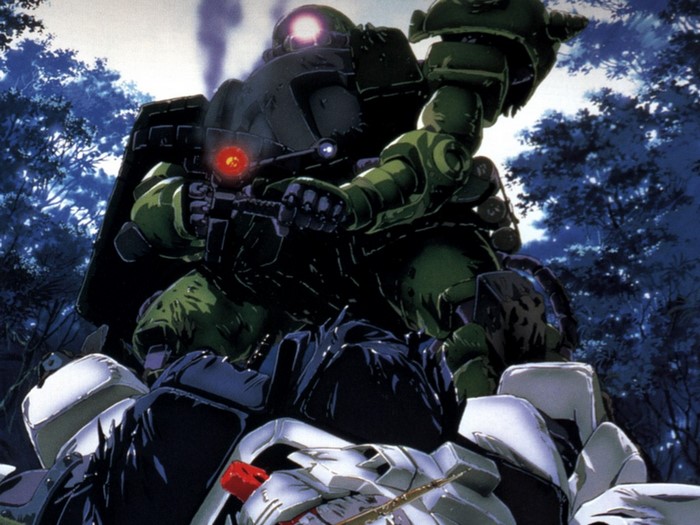 Green Mobile Suit Gundam The 08th MS Team mecha