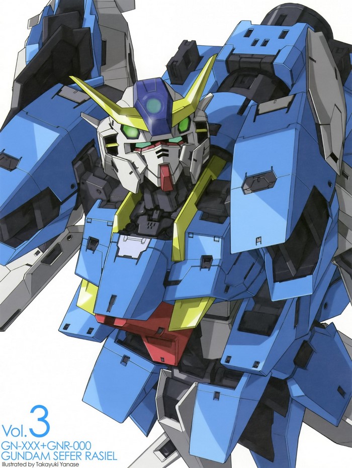 GN-XXX+GNR-000 Gundam Sefer Rasiel from Mobile Suit Gundam 00