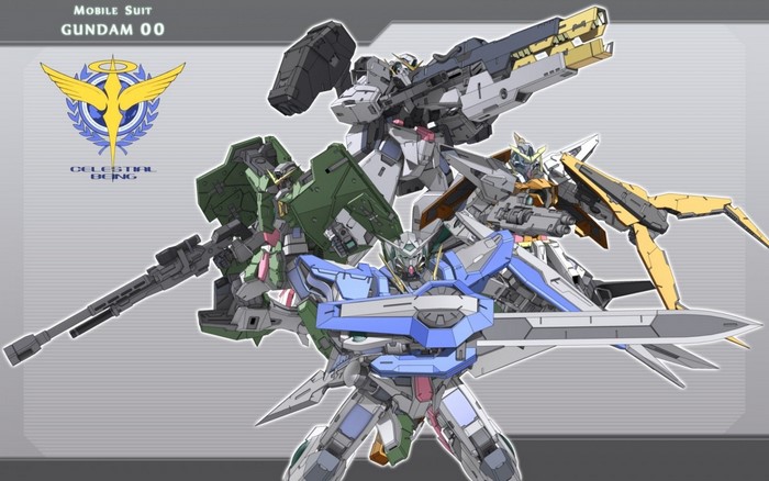Mobile Suit Gundam 00 Celestial Being Mecha