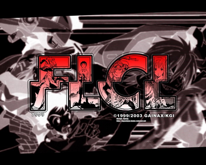 FLCL Anime Poster with Characters