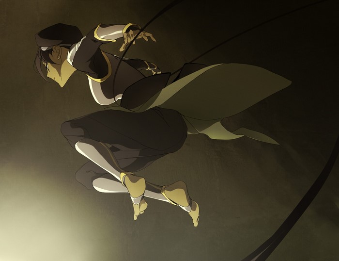 Azula from Avatar: The Last Airbender in motion