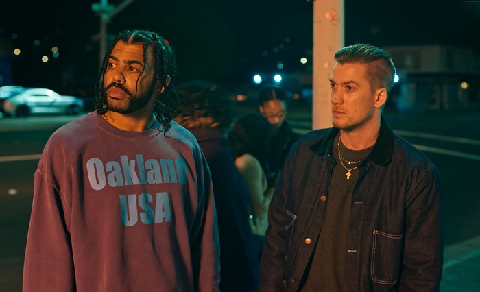 Daveed Diggs and Rafael Casal in Blindspotting 4K