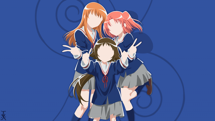 Anime girls from Mikakunin de Shinkoukei