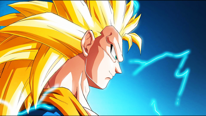 Son Goku from Dragon Ball Z as Super Saiyan 3