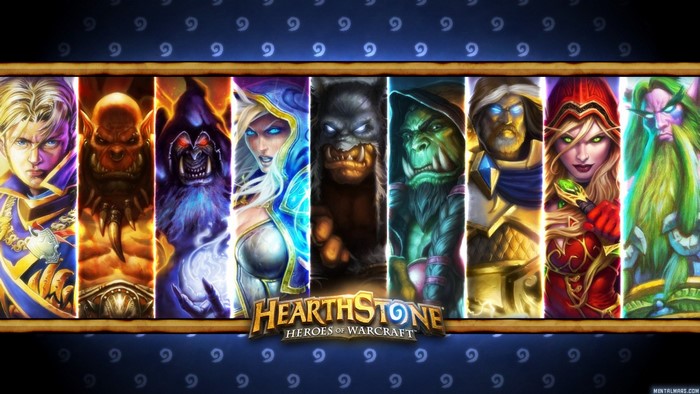 Hearthstone Heroes of Warcraft characters montage