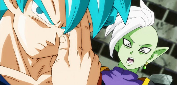 Son Goku and Zamasu from Dragon Ball Super