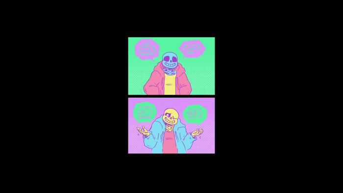 Sans from Undertale comic