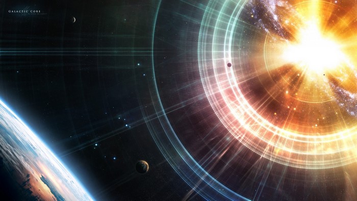 Galactic Core with Planets and Rings