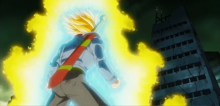 Trunks from Dragon Ball Super Saiyan Blue