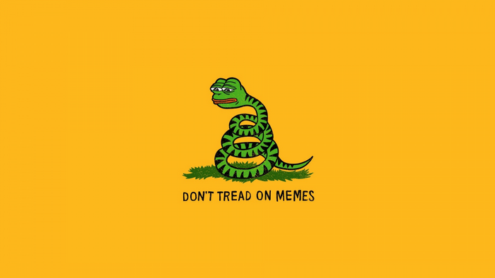 Pepe the Frog Gadsden Flag Illustration