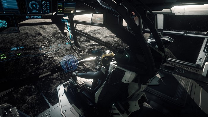 Constellation Andromeda cockpit in Star Citizen