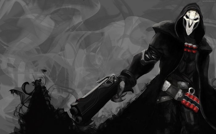 4K Overwatch Reaper Poster