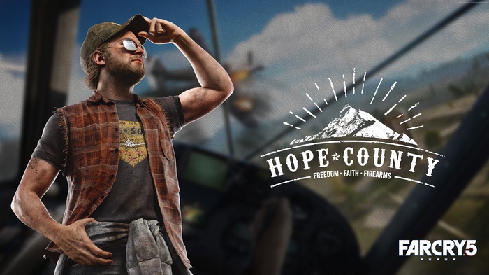 Man from Far Cry 5 in Hope County