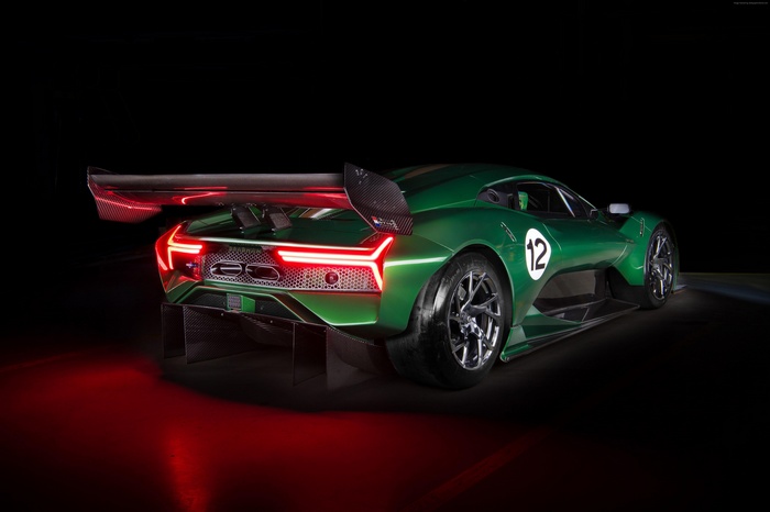 Green Brabham BT62 Race Car 4K