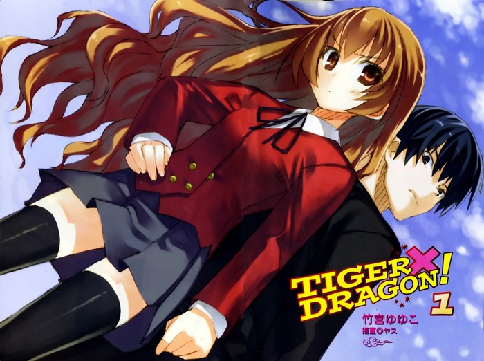 Aisaka Taiga and Takasu Ryuuji from Toradora!