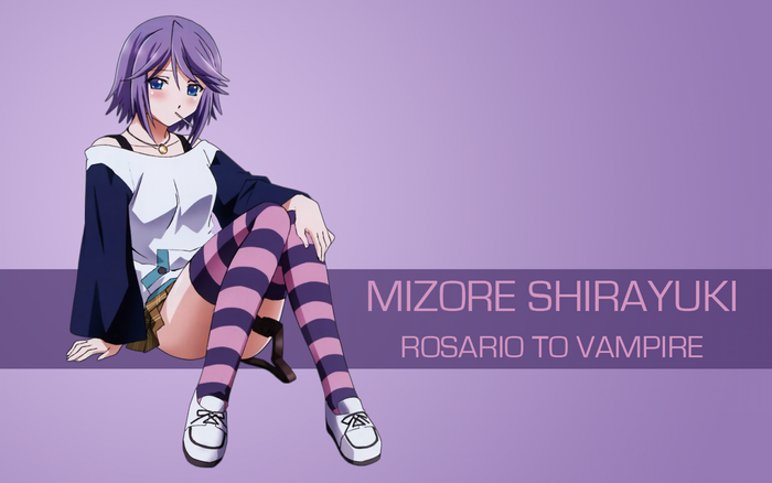 Mizore Shirayuki from Rosario + Vampire