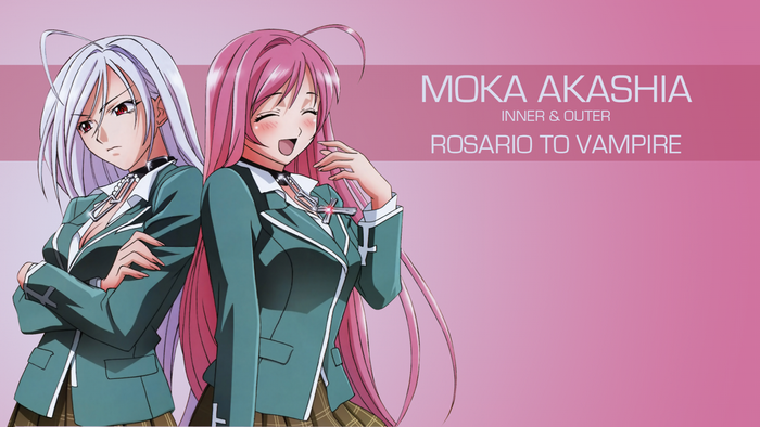 Moka Akashiya from Rosario + Vampire