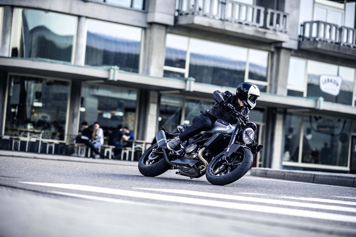 Husqvarna Vitpilen 701 motorcycle on street