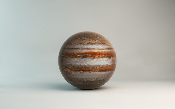 Jupiter planet sphere digital art
