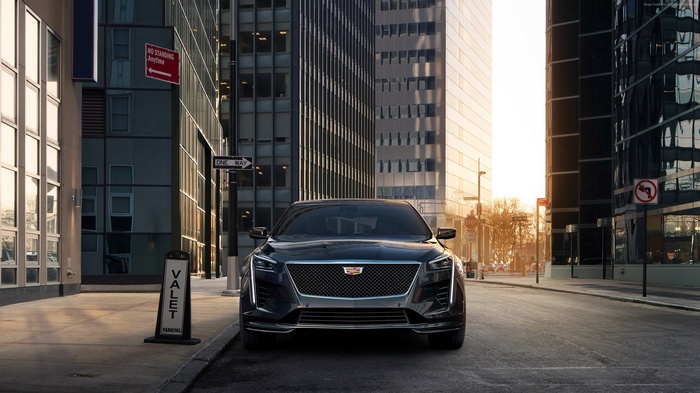 Cadillac CT6 V Sport parked on city street
