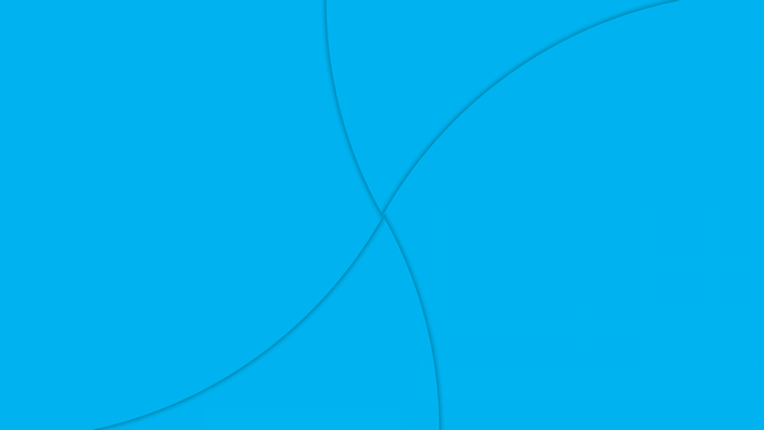 Abstract blue background with intersecting curved lines