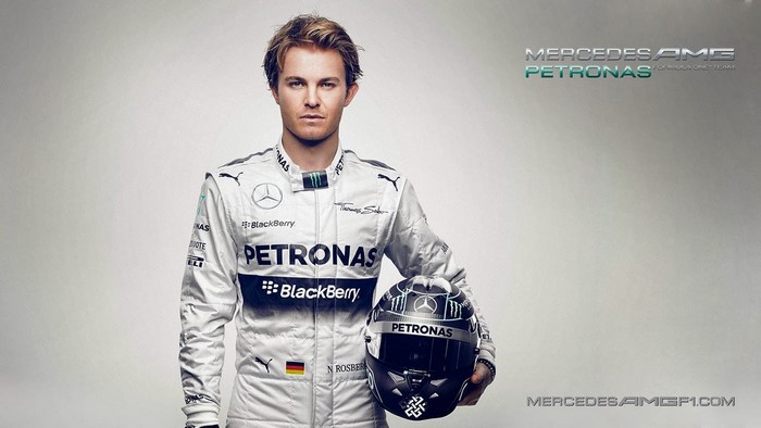 Nico Rosberg in Mercedes AMG Petronas Formula 1 racing suit