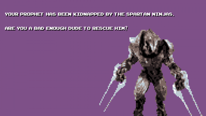 The Arbiter from Halo with text