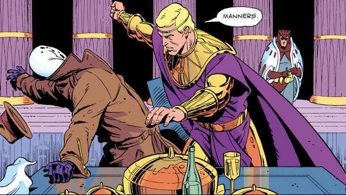 Doctor Manhattan and The Comedian from Watchmen