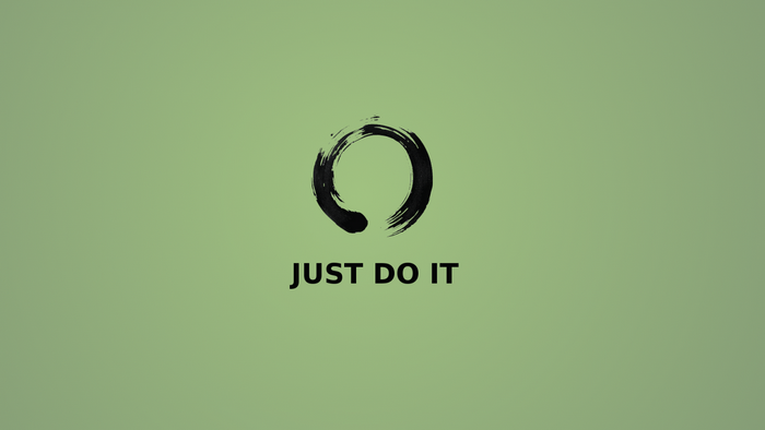 Nike Just Do It Zen Circle Logo
