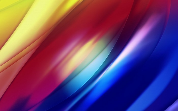 Vibrant Abstract Light and Color Waves