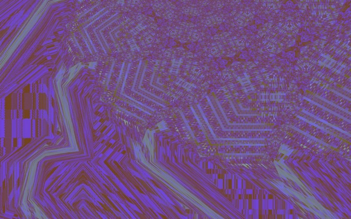 Abstract purple and blue geometric glitch art pattern