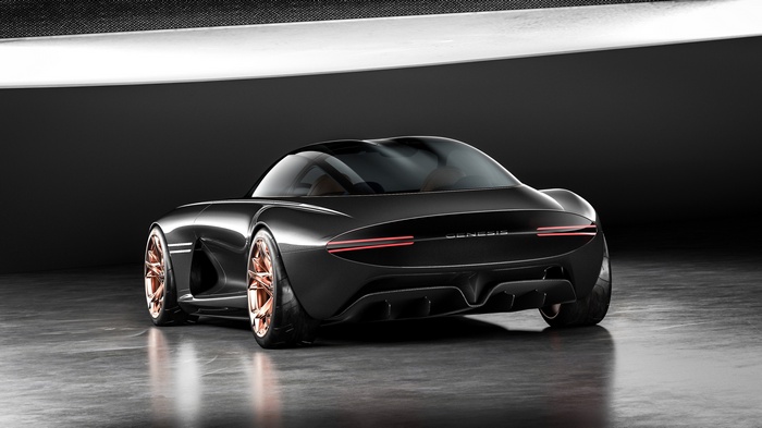 Genesis Essentia concept sportscar 4K