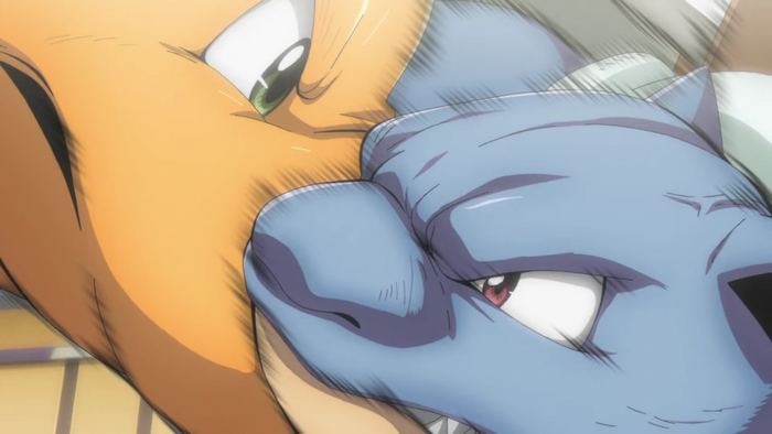 Dragonite and Blastoise from Pokemon