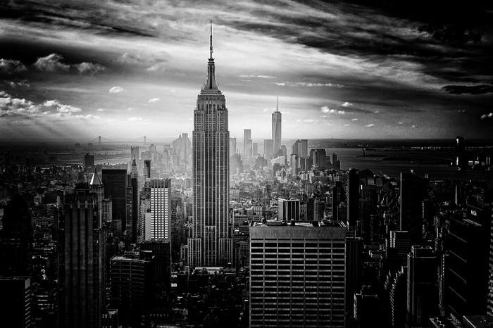 Empire State Building and New York City Skyline