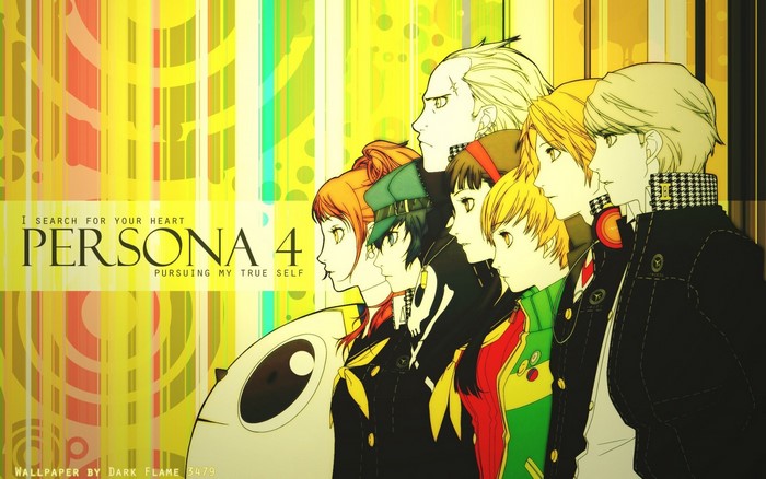 Persona 4 characters illustration