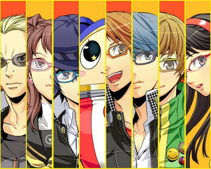 Persona 4 characters illustration