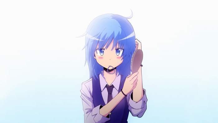Nagisa Shiota from Ansatsu Kyoushitsu brushing hair