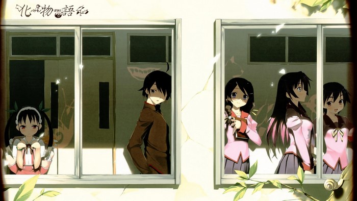 Monogatari Series characters in windows