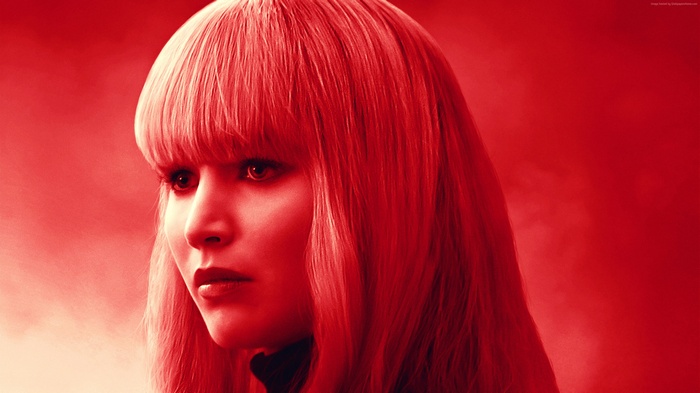 Jennifer Lawrence as Dominika Egorova in Red Sparrow 4K