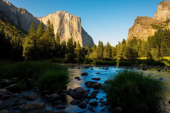 El Capitan and Merced River in Yosemite Valley
