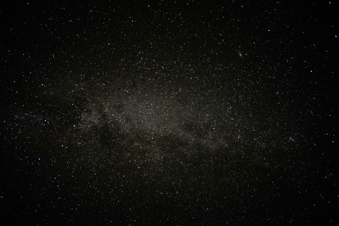 The Milky Way galaxy and stars in the night sky