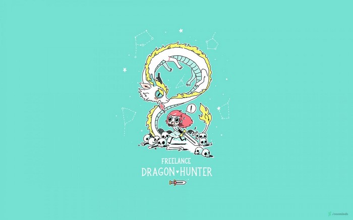 Freelance Dragon Hunter illustration